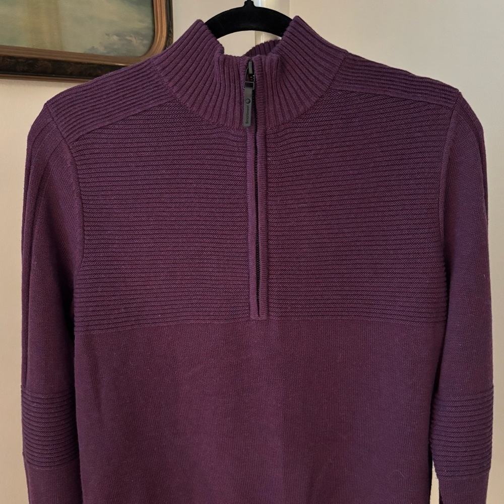 Smartwool Texture Wool Blend Half Zip Sweater In … - image 5